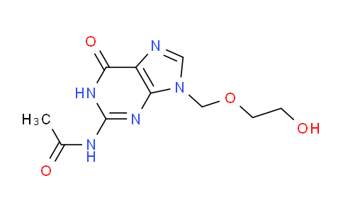 CAS No. 110104-37-5, N-(9-((2-Hydroxyethoxy)methyl)-6-oxo-6,9-dihydro-1H-purin-2-yl)acetamide