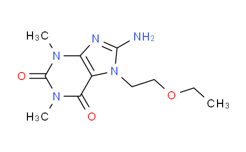 CAS No. 1370598-03-0, 8-Amino-7-(2-ethoxyethyl)-1,3-dimethyl-1H-purine-2,6(3H,7H)-dione