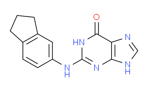 CAS No. 83173-13-1, 2-((2,3-Dihydro-1H-inden-5-yl)amino)-1H-purin-6(9H)-one