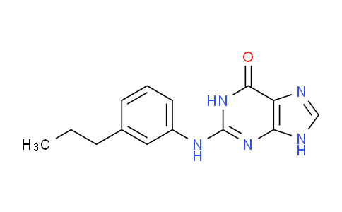 CAS No. 123994-70-7, 2-((3-Propylphenyl)amino)-1H-purin-6(9H)-one