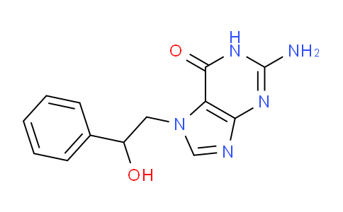CAS No. 77816-18-3, 2-Amino-7-(2-hydroxy-2-phenylethyl)-1H-purin-6(7H)-one