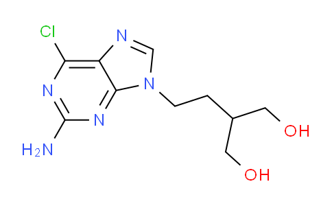 CAS No. 172529-94-1, 2-(2-(2-Amino-6-chloro-9H-purin-9-yl)ethyl)propane-1,3-diol
