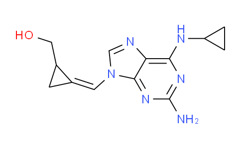 CAS No. 210355-05-8, (Z)-(2-((2-Amino-6-(cyclopropylamino)-9H-purin-9-yl)methylene)cyclopropyl)methanol