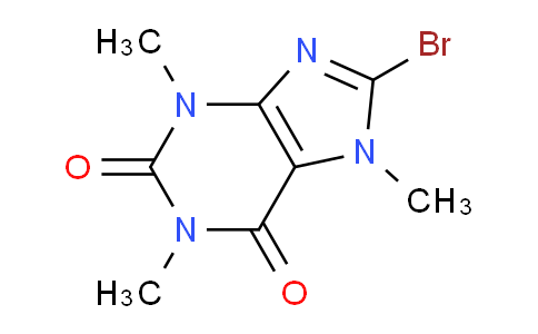 CAS No. 10381-82-5, 8-Bromo-1,3,7-trimethyl-1H-purine-2,6(3H,7H)-dione