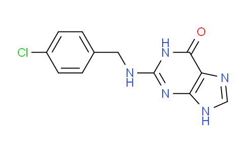 CAS No. 123994-85-4, 2-((4-Chlorobenzyl)amino)-1H-purin-6(9H)-one