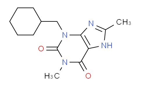 CAS No. 132560-13-5, 3-(Cyclohexylmethyl)-1,8-dimethyl-1H-purine-2,6(3H,7H)-dione