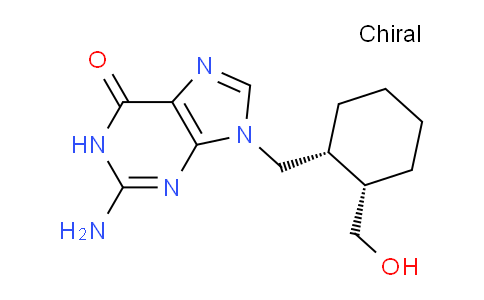 CAS No. 129982-32-7, 2-Amino-9-((cis-2-(hydroxymethyl)cyclohexyl)methyl)-1H-purin-6(9H)-one