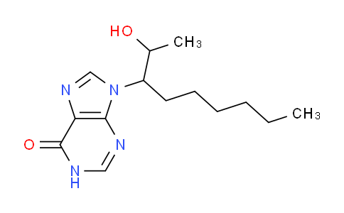 CAS No. 75166-67-5, 9-(2-Hydroxynonan-3-yl)-1,9-dihydro-6H-purin-6-one