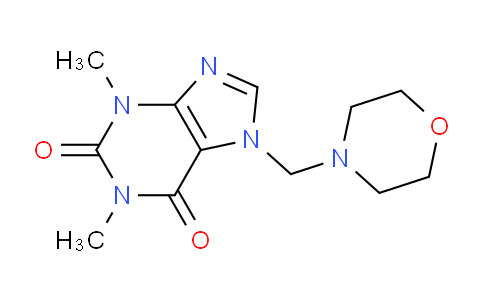 CAS No. 5089-89-4, 1,3-Dimethyl-7-(morpholinomethyl)-1H-purine-2,6(3H,7H)-dione