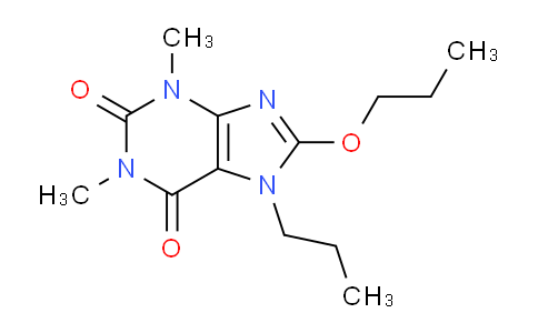 CAS No. 102141-21-9, 1,3-Dimethyl-8-propoxy-7-propyl-1H-purine-2,6(3H,7H)-dione