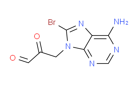 CAS No. 69369-04-6, 3-(6-Amino-8-bromo-9H-purin-9-yl)-2-oxopropanal