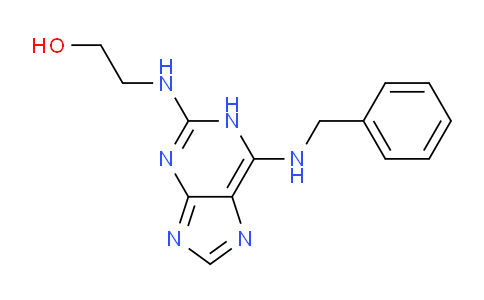 CAS No. 70608-06-9, 2-((6-(Benzylamino)-1H-purin-2-yl)amino)ethanol