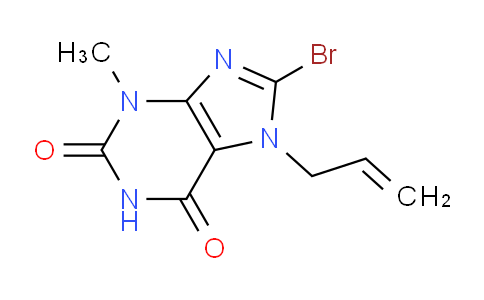 CAS No. 300716-99-8, 7-Allyl-8-bromo-3-methyl-1H-purine-2,6(3H,7H)-dione