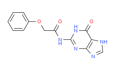 CAS No. 144782-23-0, N-(6-Oxo-6,7-dihydro-1H-purin-2-yl)-2-phenoxyacetamide