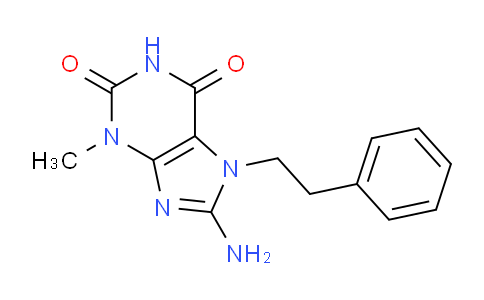 CAS No. 1370593-02-4, 8-Amino-3-methyl-7-phenethyl-1H-purine-2,6(3H,7H)-dione