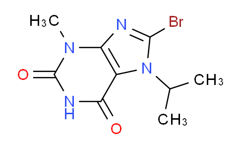 CAS No. 123980-53-0, 8-Bromo-7-isopropyl-3-methyl-1H-purine-2,6(3H,7H)-dione