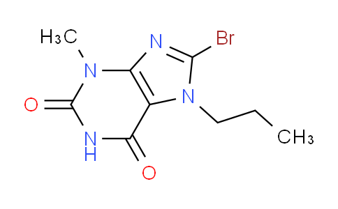 CAS No. 101071-97-0, 8-Bromo-3-methyl-7-propyl-1H-purine-2,6(3H,7H)-dione