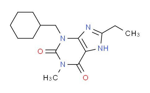 CAS No. 132560-14-6, 3-(Cyclohexylmethyl)-8-ethyl-1-methyl-1H-purine-2,6(3H,7H)-dione
