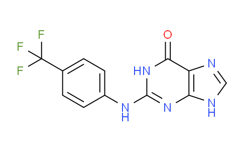 CAS No. 123994-74-1, 2-((4-(Trifluoromethyl)phenyl)amino)-1H-purin-6(9H)-one