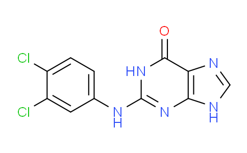 CAS No. 123994-81-0, 2-((3,4-Dichlorophenyl)amino)-1H-purin-6(9H)-one