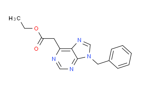 CAS No. 948037-38-5, Ethyl 2-(9-benzyl-9H-purin-6-yl)acetate