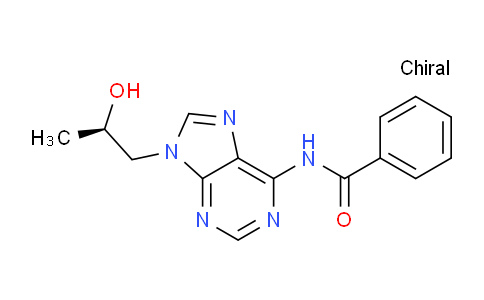 CAS No. 160616-03-5, (R)-N-(9-(2-Hydroxypropyl)-9H-purin-6-yl)benzamide