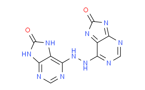 CAS No. 52583-98-9, 6-(2-(8-Oxo-8,9-dihydro-7H-purin-6-yl)hydrazinyl)-8H-purin-8-one
