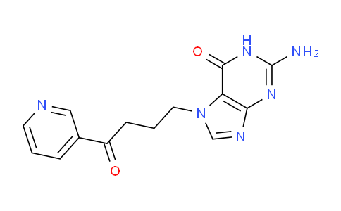 CAS No. 502507-75-7, 2-Amino-7-(4-oxo-4-(pyridin-3-yl)butyl)-1H-purin-6(7H)-one