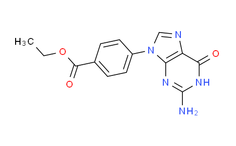 CAS No. 63148-06-1, Ethyl 4-(2-amino-6-oxo-1H-purin-9(6H)-yl)benzoate