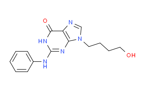 CAS No. 161363-19-5, 9-(4-Hydroxybutyl)-2-(phenylamino)-1H-purin-6(9H)-one
