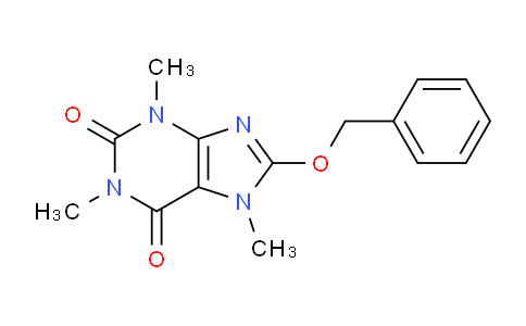 CAS No. 5422-51-5, 8-(Benzyloxy)-1,3,7-trimethyl-1H-purine-2,6(3H,7H)-dione
