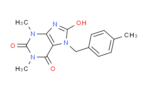 CAS No. 476480-52-1, 8-Hydroxy-1,3-dimethyl-7-(4-methylbenzyl)-1H-purine-2,6(3H,7H)-dione