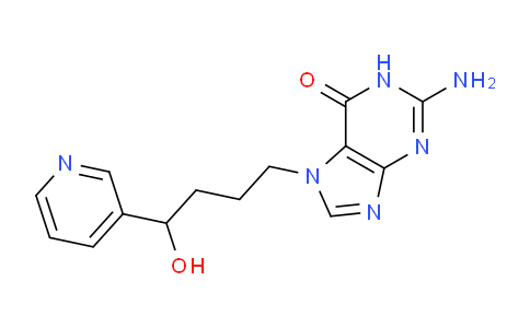 CAS No. 502507-73-5, 2-Amino-7-(4-hydroxy-4-(pyridin-3-yl)butyl)-1H-purin-6(7H)-one