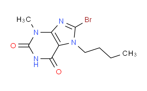 CAS No. 126118-53-4, 8-Bromo-7-butyl-3-methyl-1H-purine-2,6(3H,7H)-dione