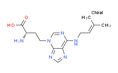 CAS No. 62061-49-8, (S)-2-Amino-4-(6-((3-methylbut-2-en-1-yl)amino)-3H-purin-3-yl)butanoic acid