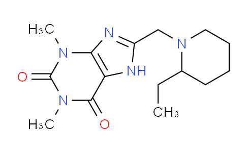 CAS No. 1361004-22-9, 8-((2-Ethylpiperidin-1-yl)methyl)-1,3-dimethyl-1H-purine-2,6(3H,7H)-dione