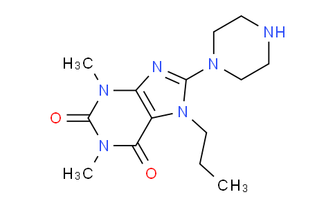 CAS No. 1279214-74-2, 1,3-Dimethyl-8-(piperazin-1-yl)-7-propyl-1H-purine-2,6(3H,7H)-dione