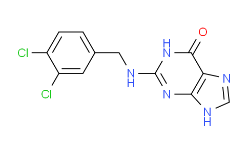 CAS No. 133338-58-6, 2-((3,4-Dichlorobenzyl)amino)-1H-purin-6(9H)-one