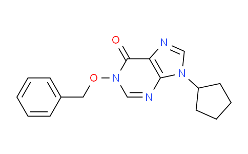 CAS No. 40281-69-4, 1-(Benzyloxy)-9-cyclopentyl-1H-purin-6(9H)-one