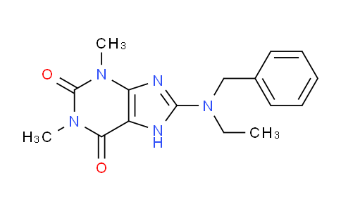 CAS No. 40171-65-1, 8-(Benzyl(ethyl)amino)-1,3-dimethyl-1H-purine-2,6(3H,7H)-dione