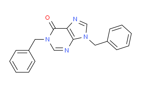 CAS No. 4473-26-1, 1,9-Dibenzyl-1,9-dihydro-6H-purin-6-one