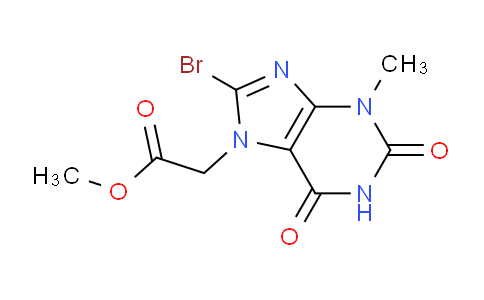 CAS No. 332388-35-9, Methyl 2-(8-bromo-3-methyl-2,6-dioxo-2,3-dihydro-1H-purin-7(6H)-yl)acetate