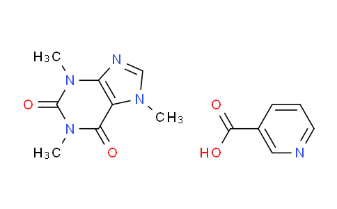 CAS No. 108954-88-7, 1,3,7-Trimethyl-1H-purine-2,6(3H,7H)-dione nicotinate