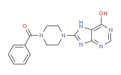 CAS No. 312517-56-9, (4-(6-Hydroxy-7H-purin-8-yl)piperazin-1-yl)(phenyl)methanone