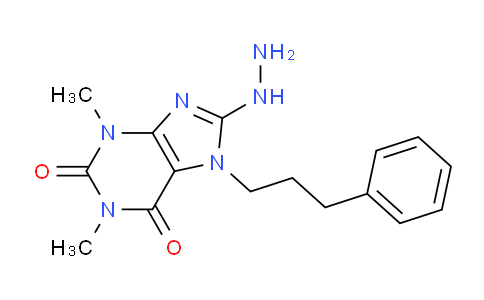 CAS No. 1278662-04-6, 8-Hydrazinyl-1,3-dimethyl-7-(3-phenylpropyl)-1H-purine-2,6(3H,7H)-dione