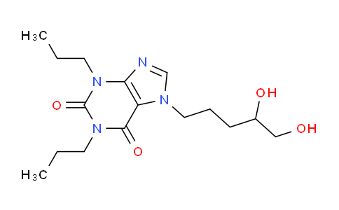 CAS No. 86257-08-1, 7-(4,5-Dihydroxypentyl)-1,3-dipropyl-1H-purine-2,6(3H,7H)-dione