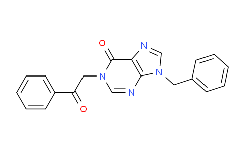 CAS No. 95633-81-1, 9-Benzyl-1-(2-oxo-2-phenylethyl)-1H-purin-6(9H)-one