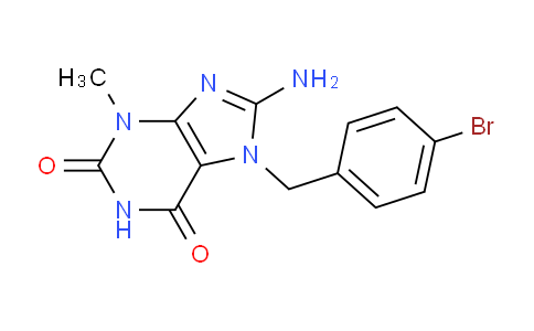 CAS No. 1370593-06-8, 8-Amino-7-(4-bromobenzyl)-3-methyl-1H-purine-2,6(3H,7H)-dione