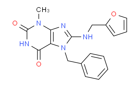 CAS No. 105522-54-1, 7-Benzyl-8-((furan-2-ylmethyl)amino)-3-methyl-1H-purine-2,6(3H,7H)-dione