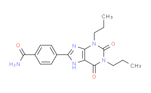 CAS No. 102587-84-8, 4-(2,6-Dioxo-1,3-dipropyl-2,3,6,7-tetrahydro-1H-purin-8-yl)benzamide